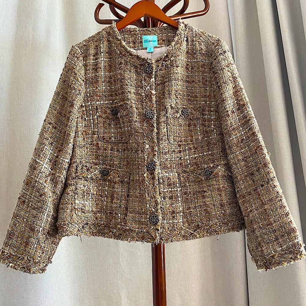Tweed Chic Wool Jacket
